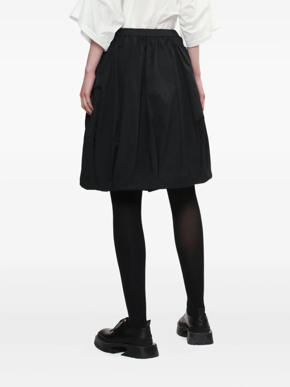 Enföld Rok met elastische taille Zwart