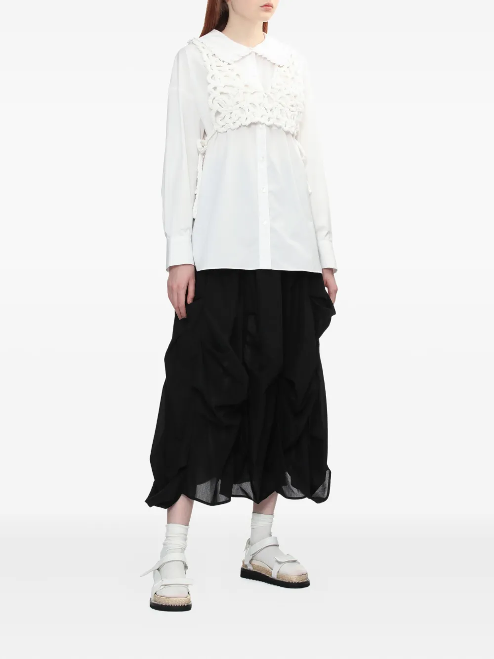 Enföld gathered draped skirt | Asymmetric & Draped Skirts | Image 2