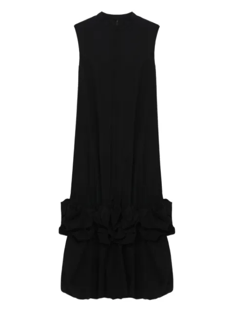 Enföld ruffled-detail mock-neck midi dress