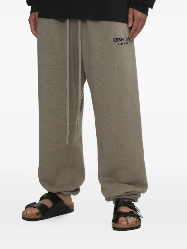 FEAR OF GOD ESSENTIALS logo-print Track Pants | Grey | FARFETCH