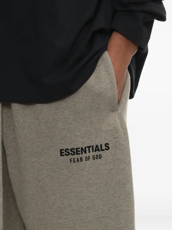 FEAR OF GOD ESSENTIALS logo-print Track Pants | Grey | FARFETCH