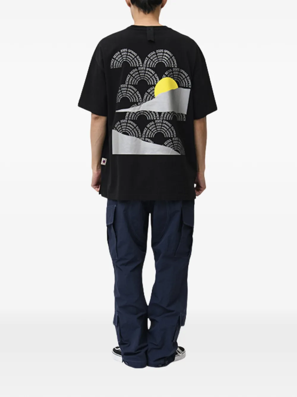 Stance Katoenen T-shirt met grafische print Zwart