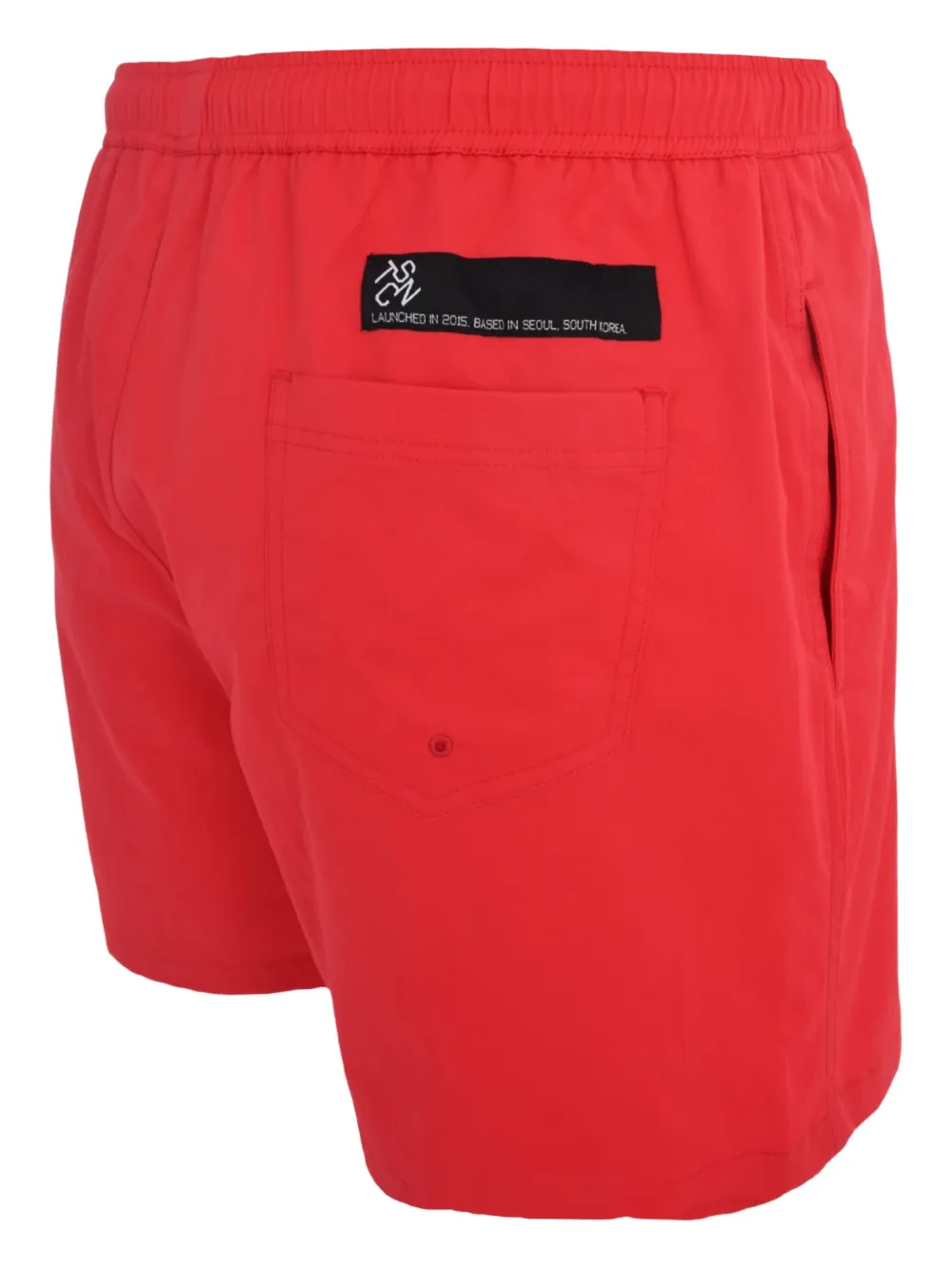 Stance Zwembroek met elastische tailleband Rood