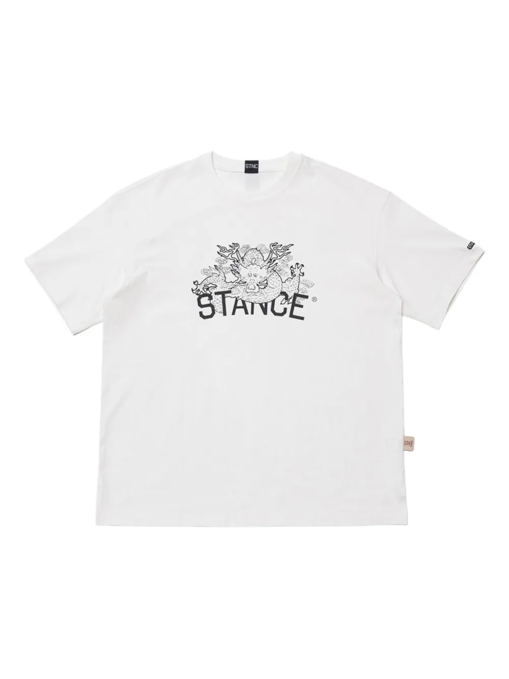 Stance graphic-print cotton T-shirt | White | Image 1