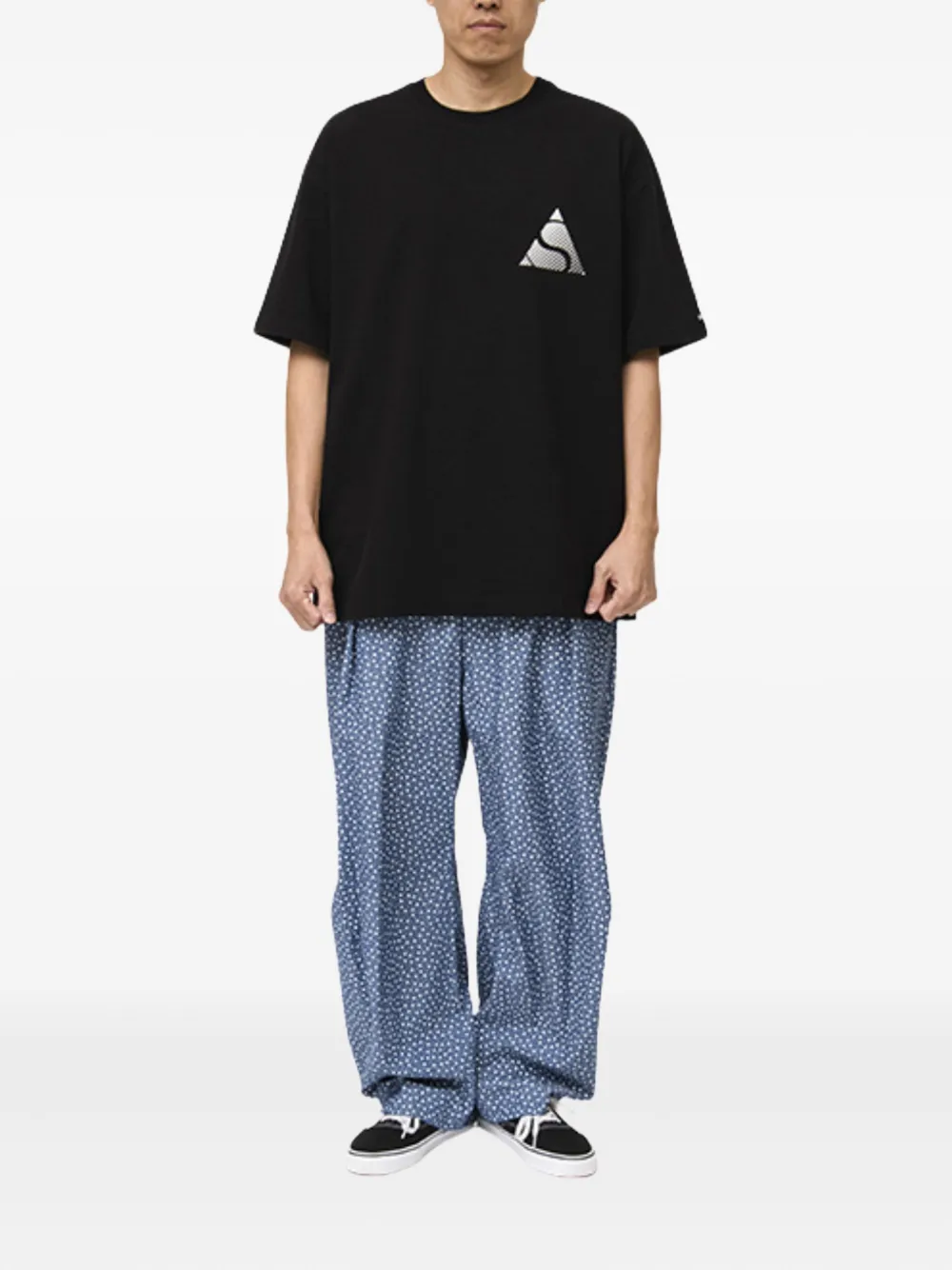 Stance graphic-print cotton T-shirt - Zwart