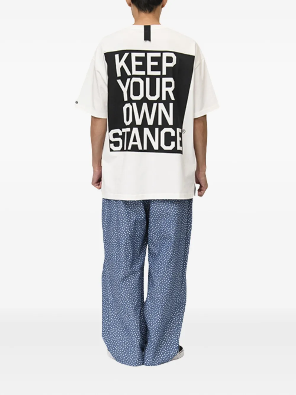 Stance Katoenen T-shirt met grafische print Wit