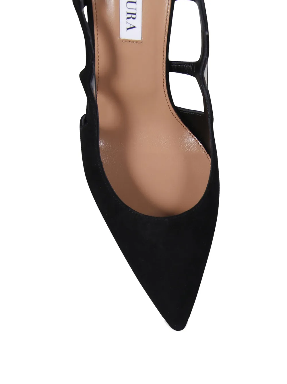 Aquazzura slingback cut-out pumps Black