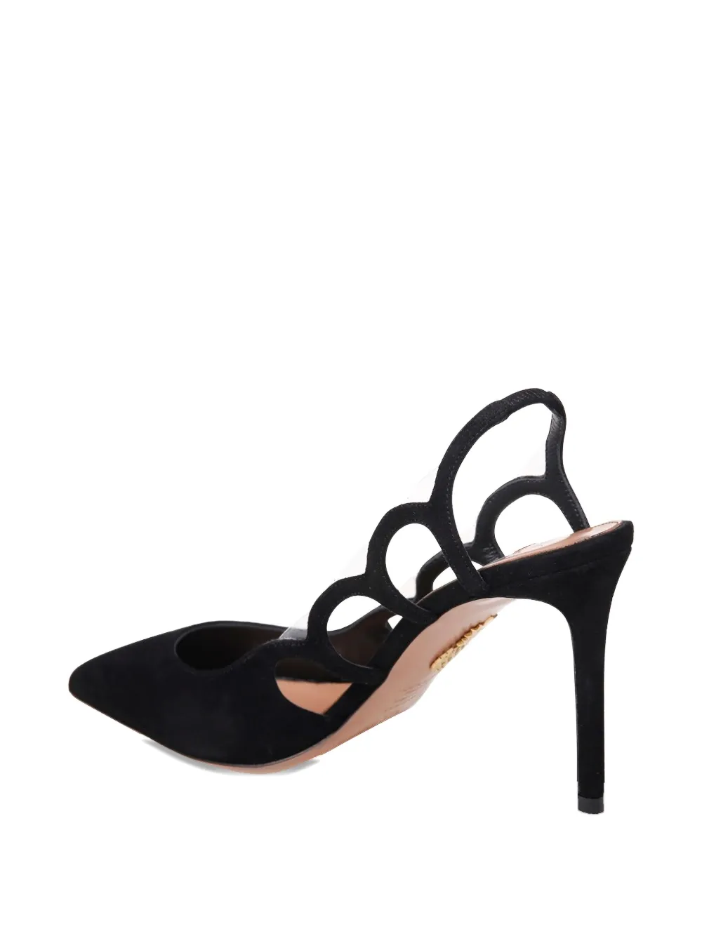 Aquazzura slingback cut-out pumps Black