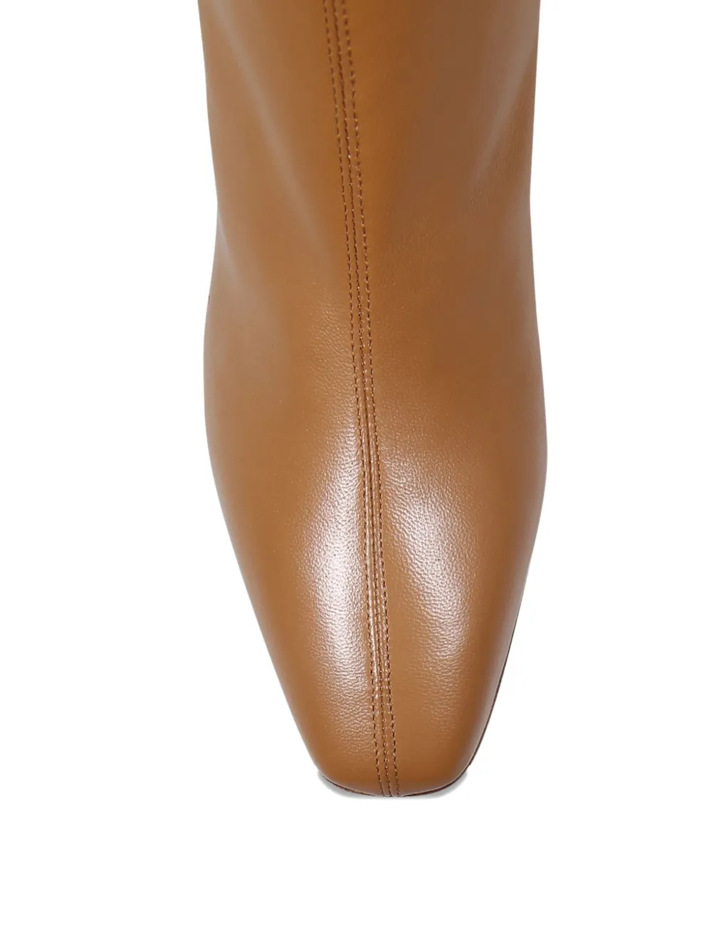 Aquazzura 70mm Amore leather zip-fastening boots Brown
