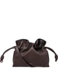 LOEWE mini Flamenco leather clutch bag - Brown