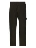 Stone Island corduroy patch-pocket trousers - Green