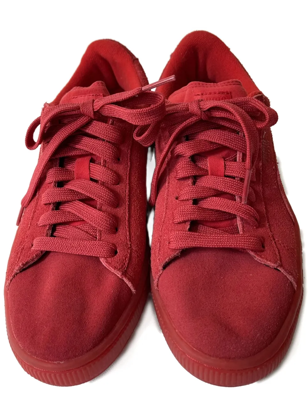 Puma Iced Suede Sneakers In Red