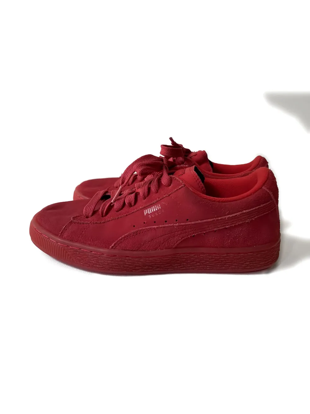 Puma Iced Suede Sneakers In Red