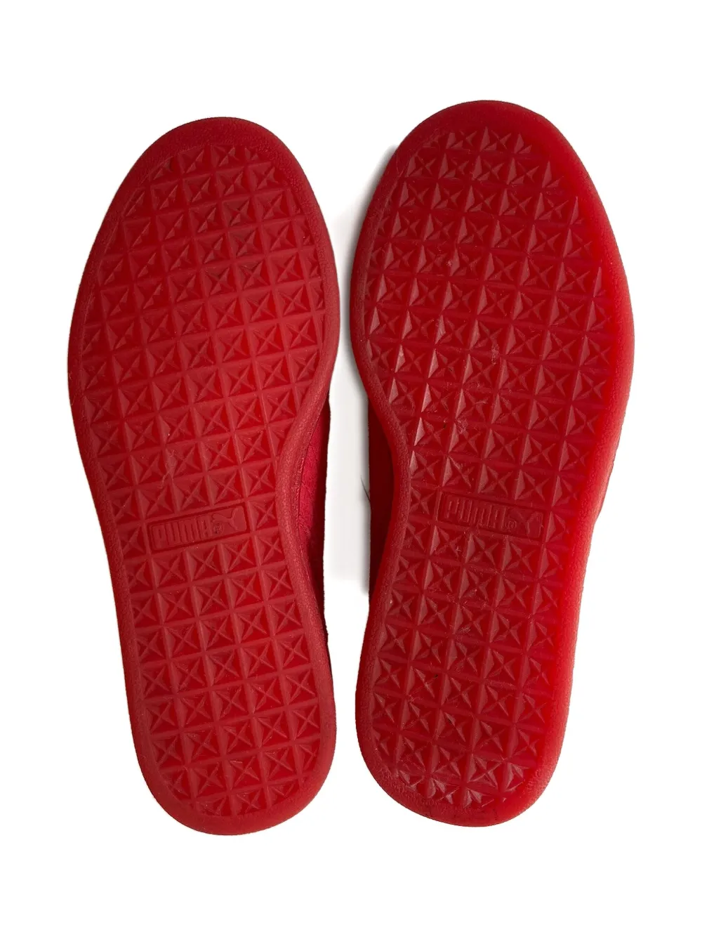 Puma Kids Iced suede sneakers Red