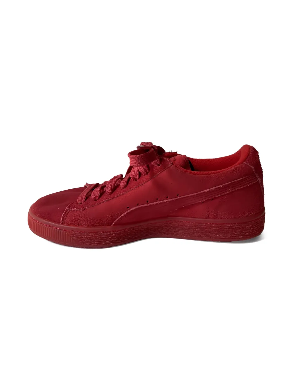 Puma Kids Iced suede sneakers Red