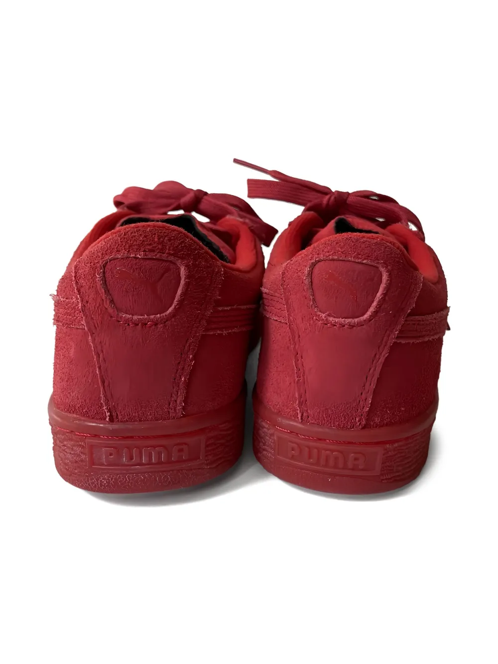 Puma Kids Iced suede sneakers Red
