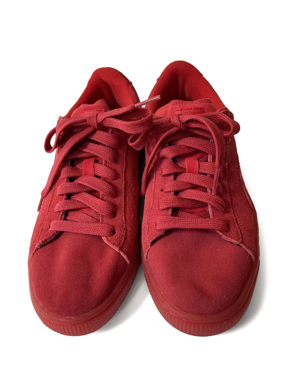 Puma Kids Iced suede sneakers Red