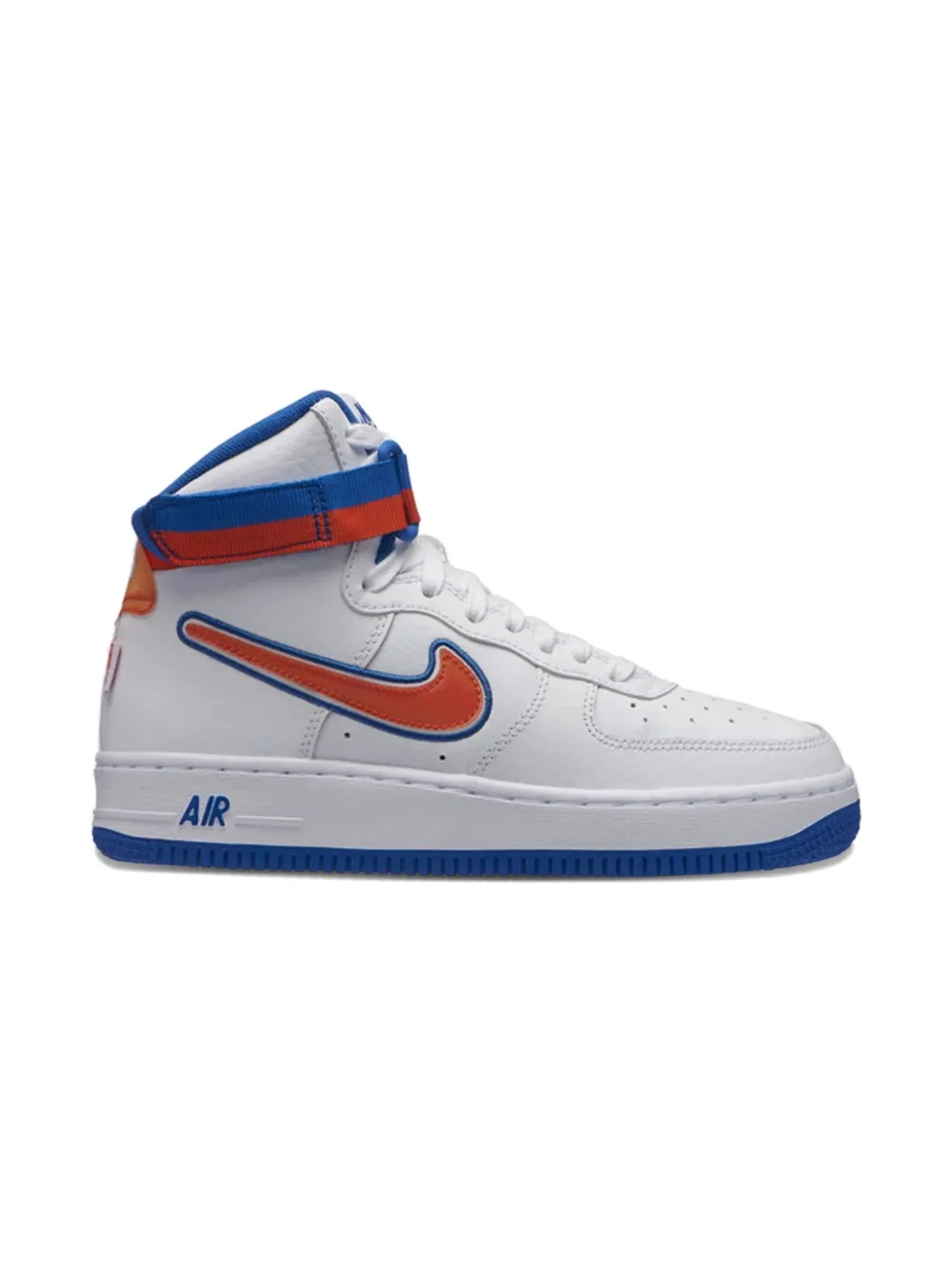 Nike Kids Air Force 1 LV8 Sport Knicks "Mid Night Navy / University Red" sneakers | White | Image 1