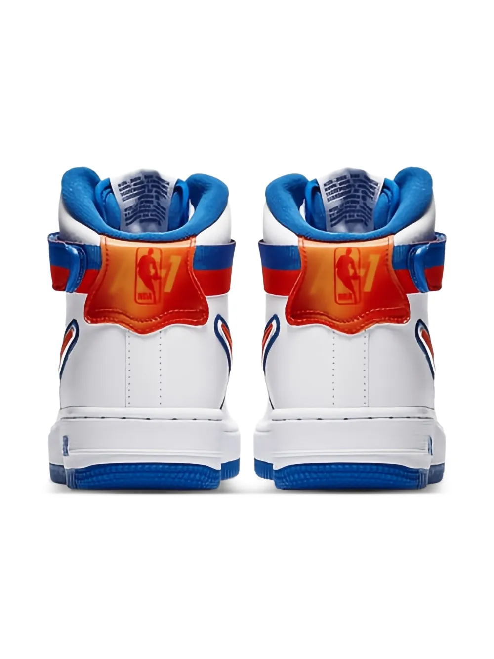 Nike Kids Air Force 1 LV8 Sport Knicks Mid Night Navy / University Red sneakers - Wit