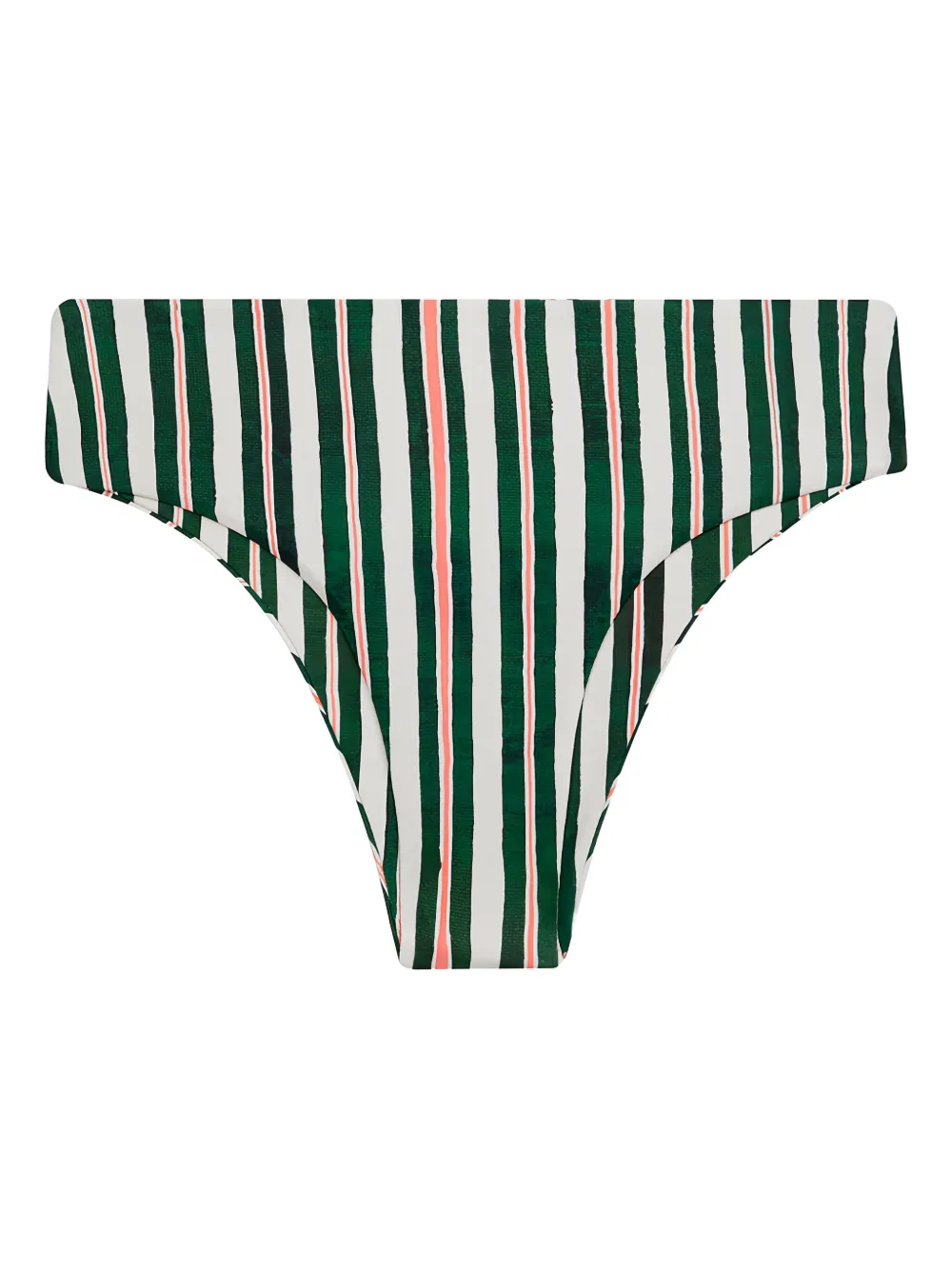 Lenny Niemeyer Slip bikini a righe - Verde