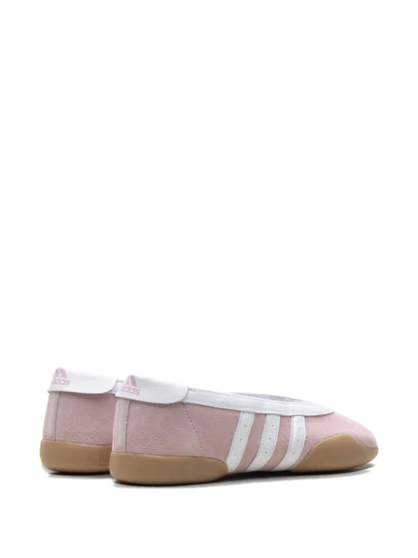 adidas gazelle silver green womens Striped Lace-up Flat Sneakers – ShopCottonBelles main image 1