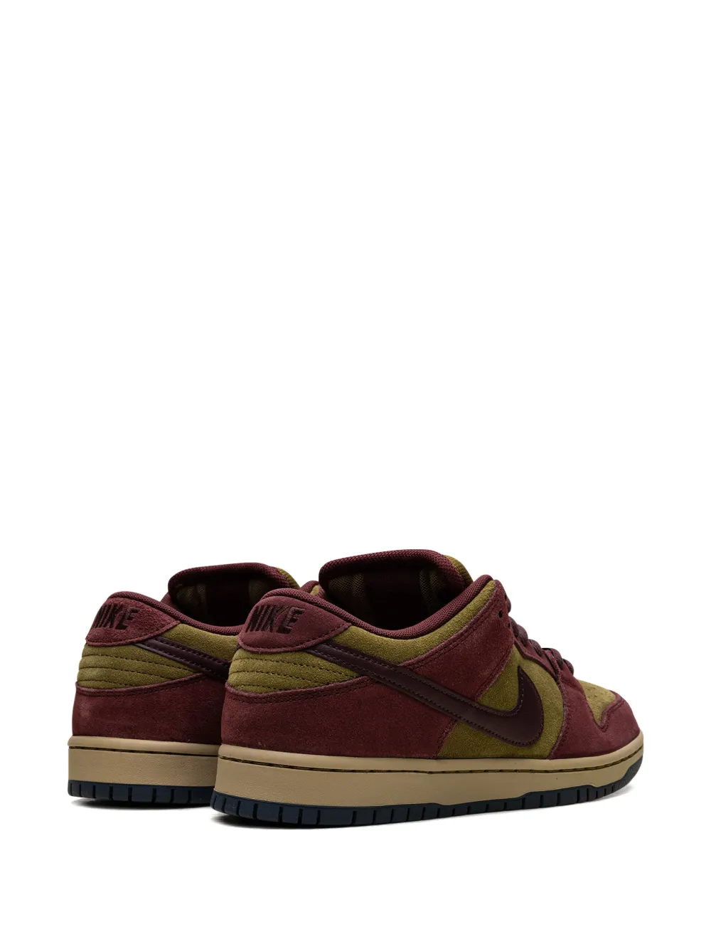 Nike SB Dunk Low "Burgundy Crush Olive Flak" sneakers Red