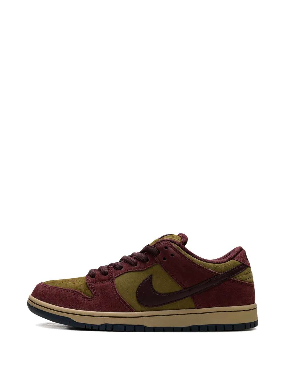Nike SB Dunk Low "Burgundy Crush Olive Flak" sneakers Red