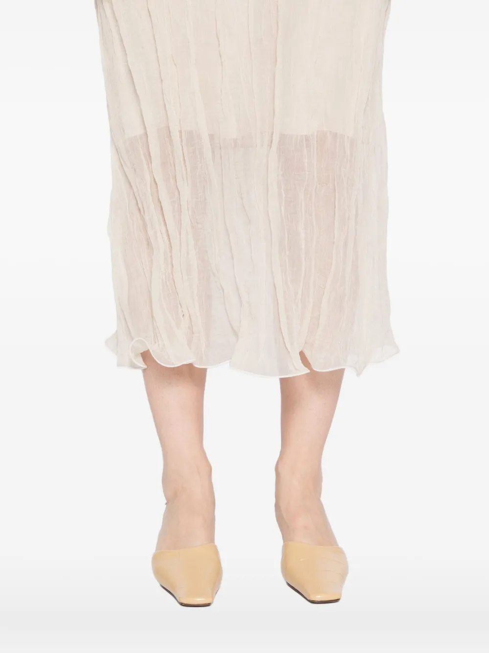 Brandon Maxwell James Skirt In White