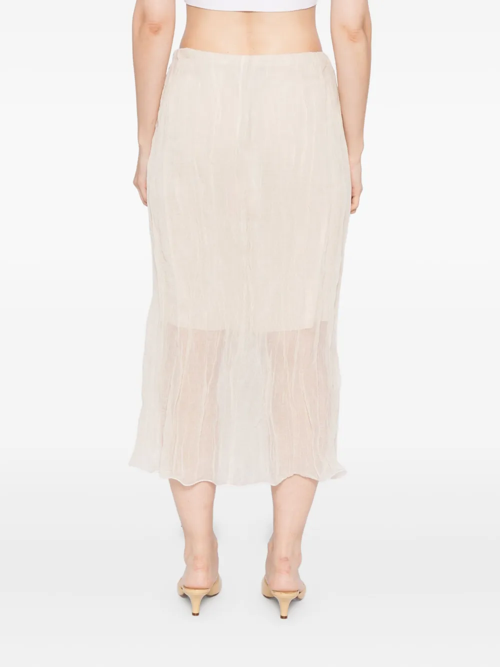 Brandon Maxwell James Skirt In White