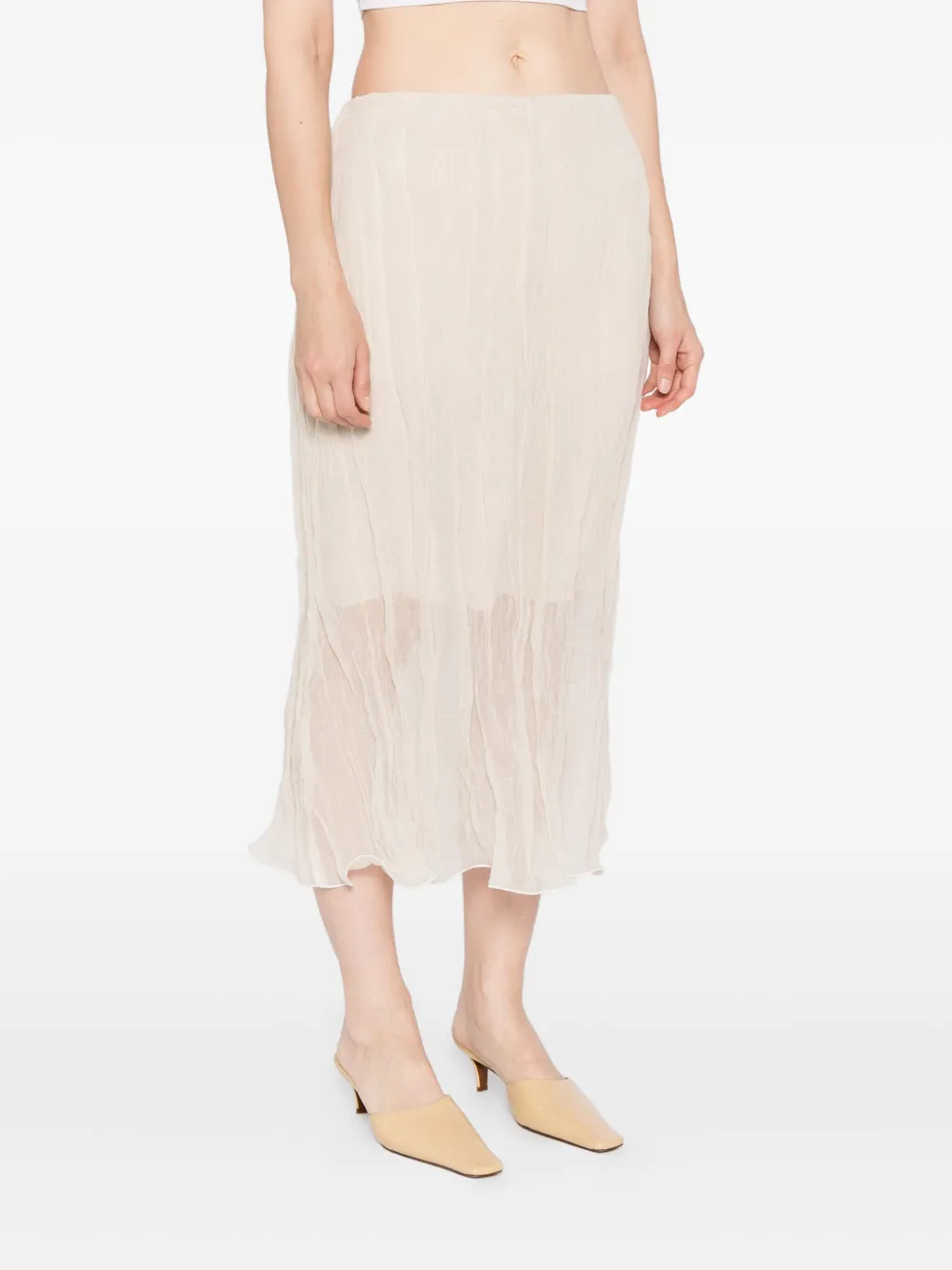 Brandon Maxwell James Skirt In White