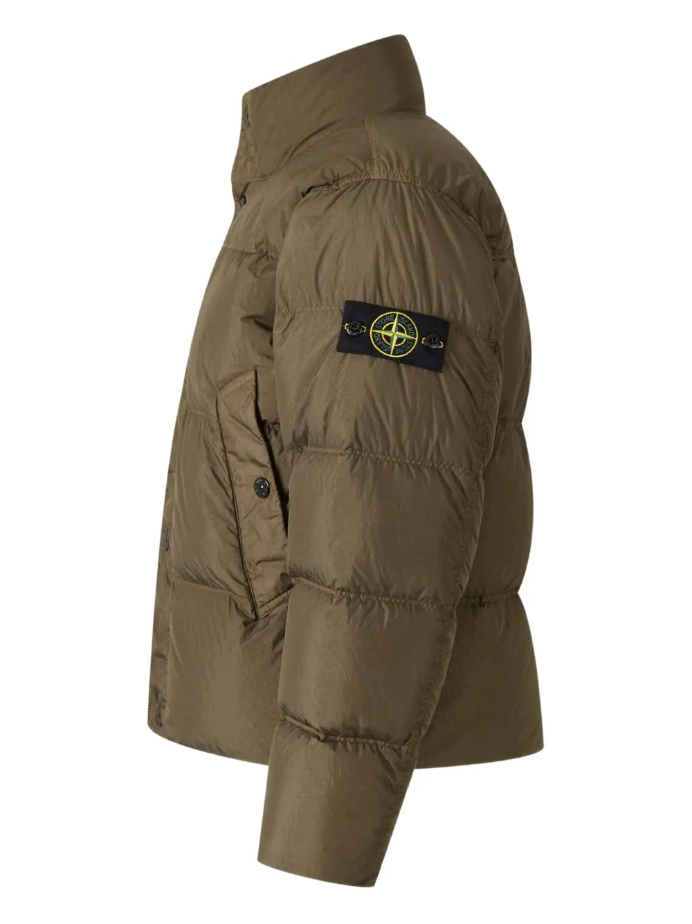Stone Island quilted puffer jacket Groen