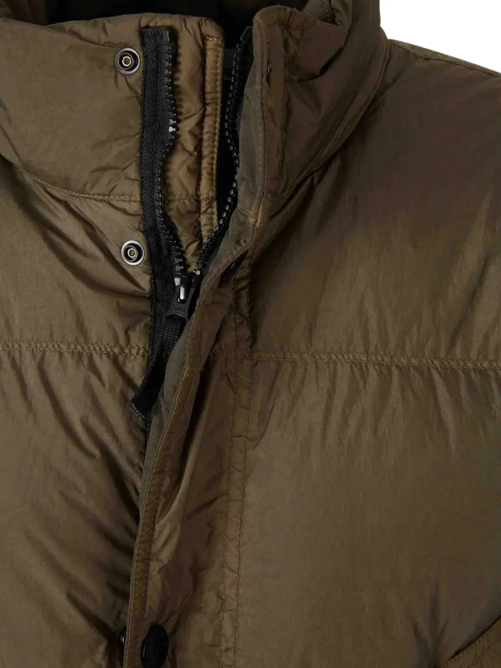 Stone Island quilted puffer jacket Groen