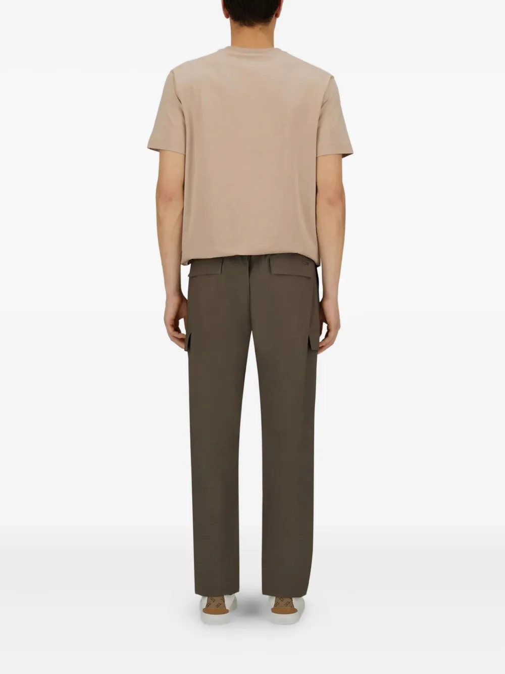 Herno Geplooide cargo broek Bruin