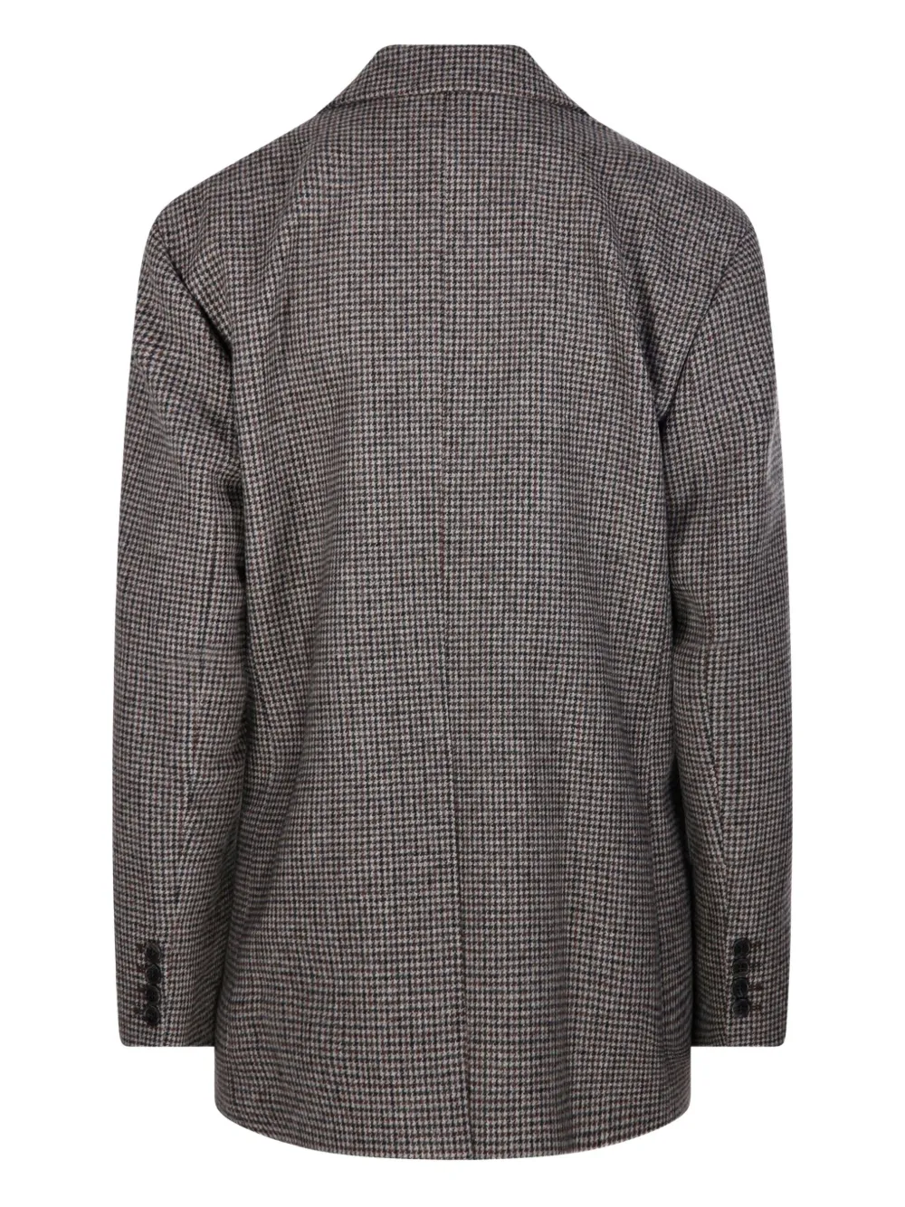 P.A.R.O.S.H. Blazer met pied-de-poule print Bruin