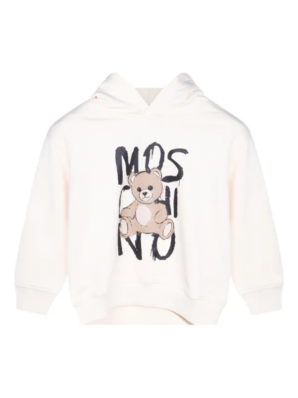 Moschino Kids テディベア パーカー | ホワイト | FARFETCH JP