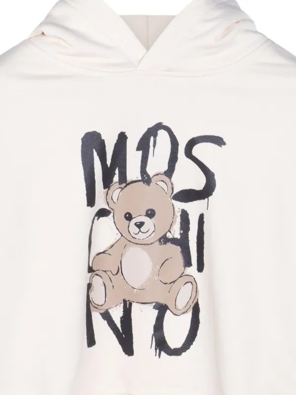 Moschino Kids テディベア パーカー | ホワイト | FARFETCH JP