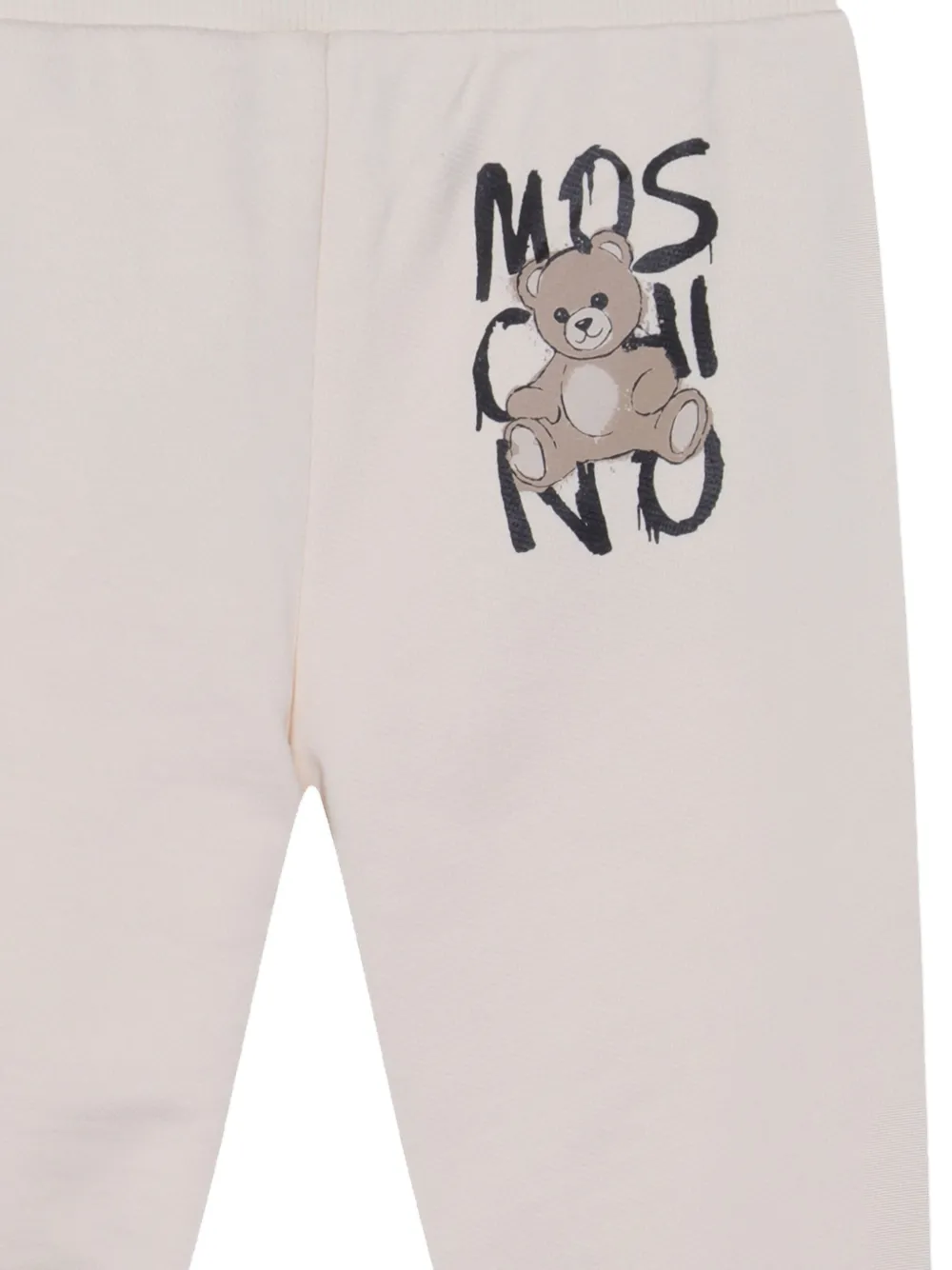 Moschino Kids logo-print track pants Light and natural