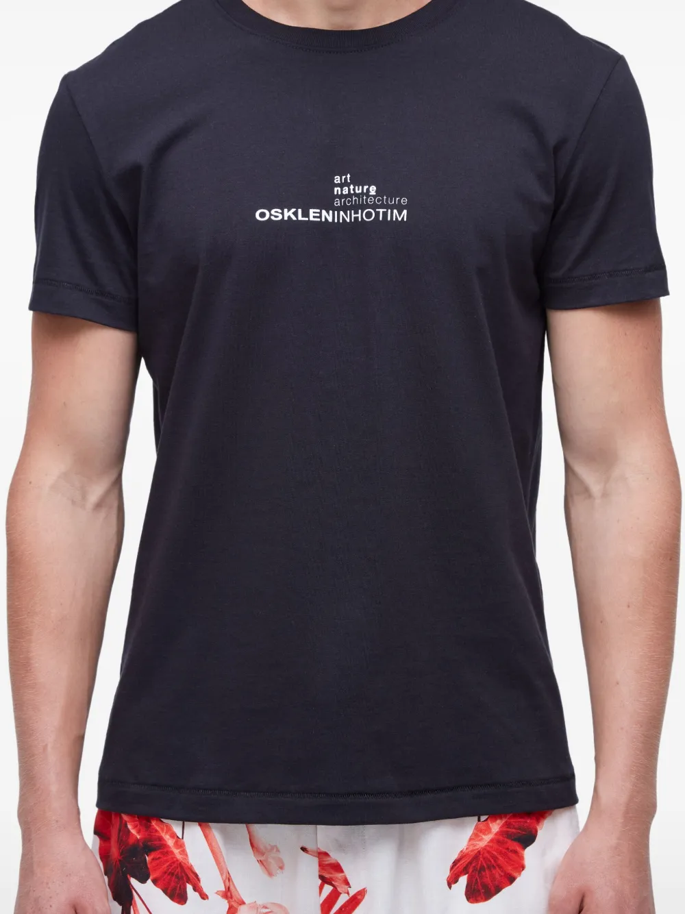Osklen T-shirt met print Zwart