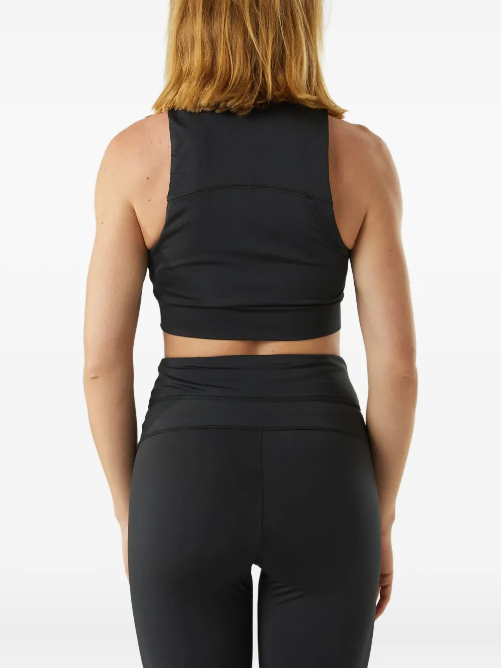 Osklen Mock-neck Sports Bra In Black