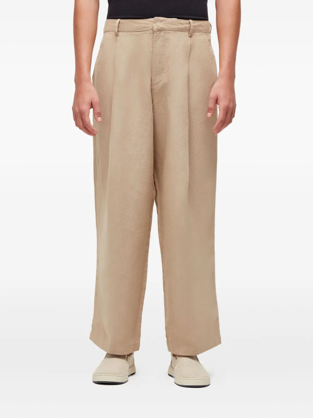 Osklen New Jazz pleated trousers | Brown | Image 1