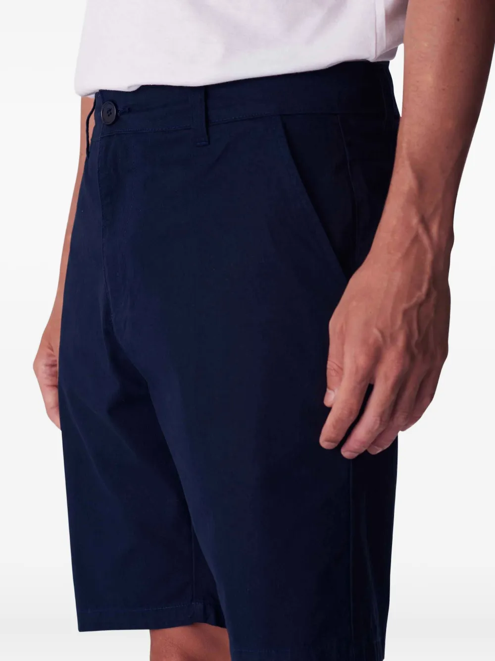 Osklen Effen shorts Blauw