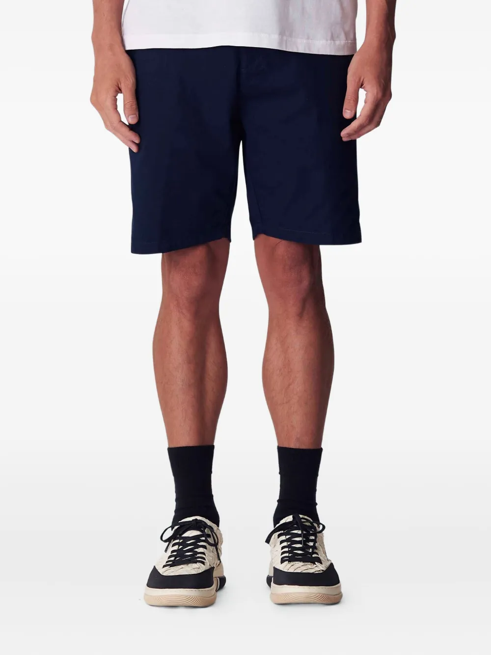 Osklen Cotton Tailored Shorts In Blue