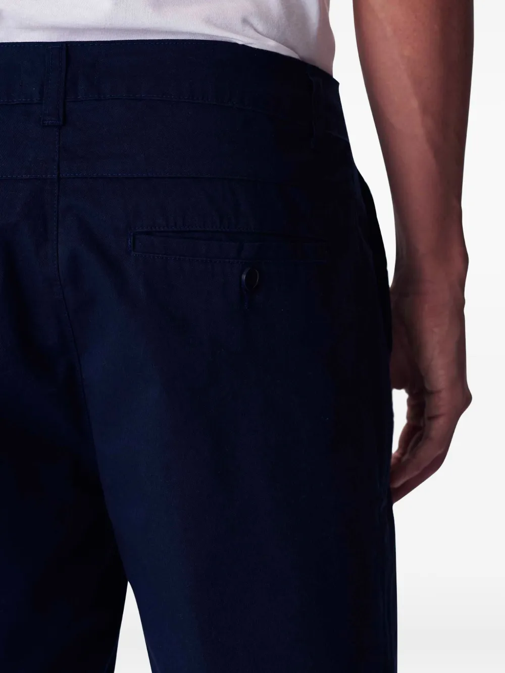 Osklen Effen shorts Blauw