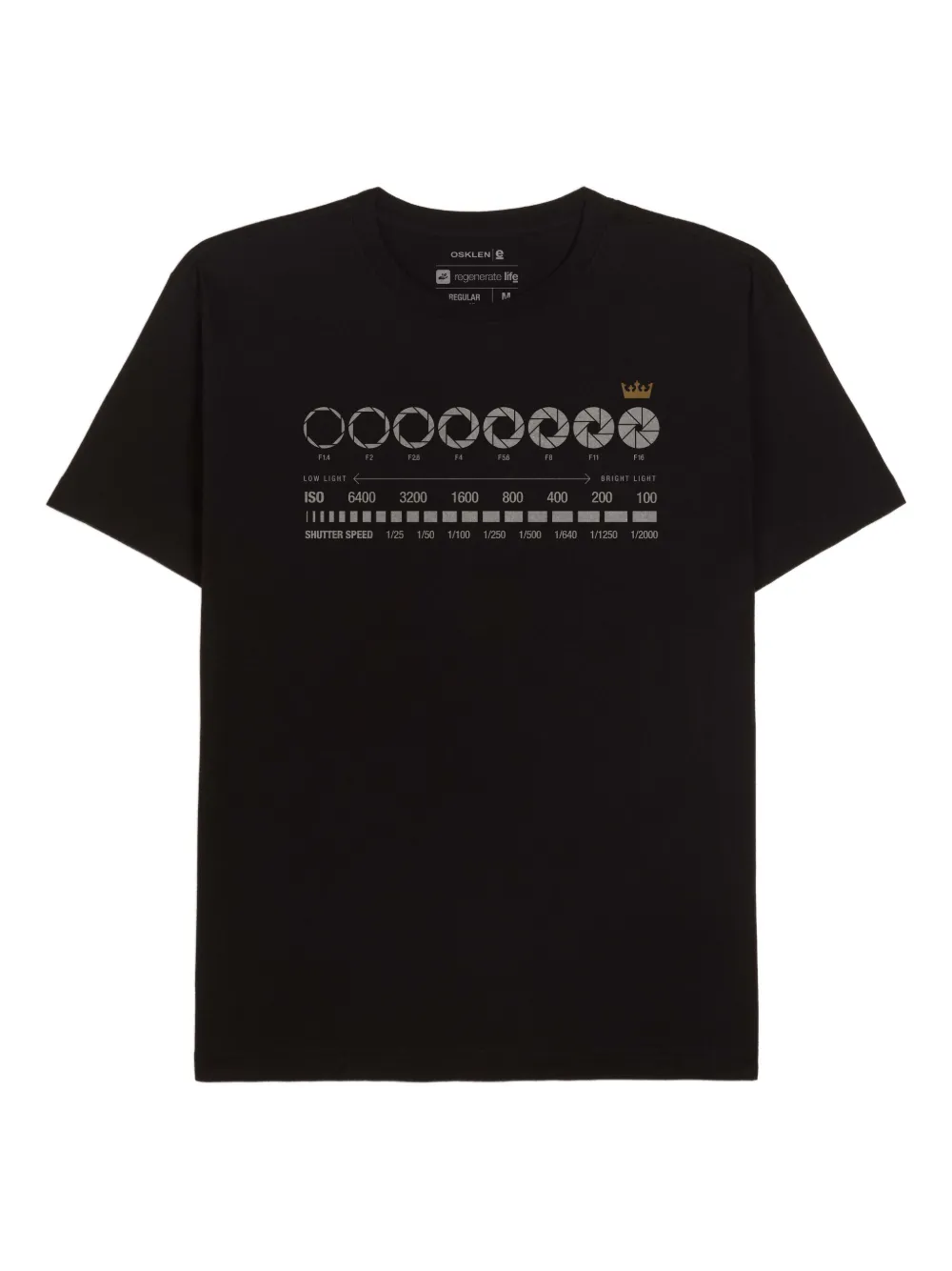 Osklen photography-print T-shirt | Black | Image 1