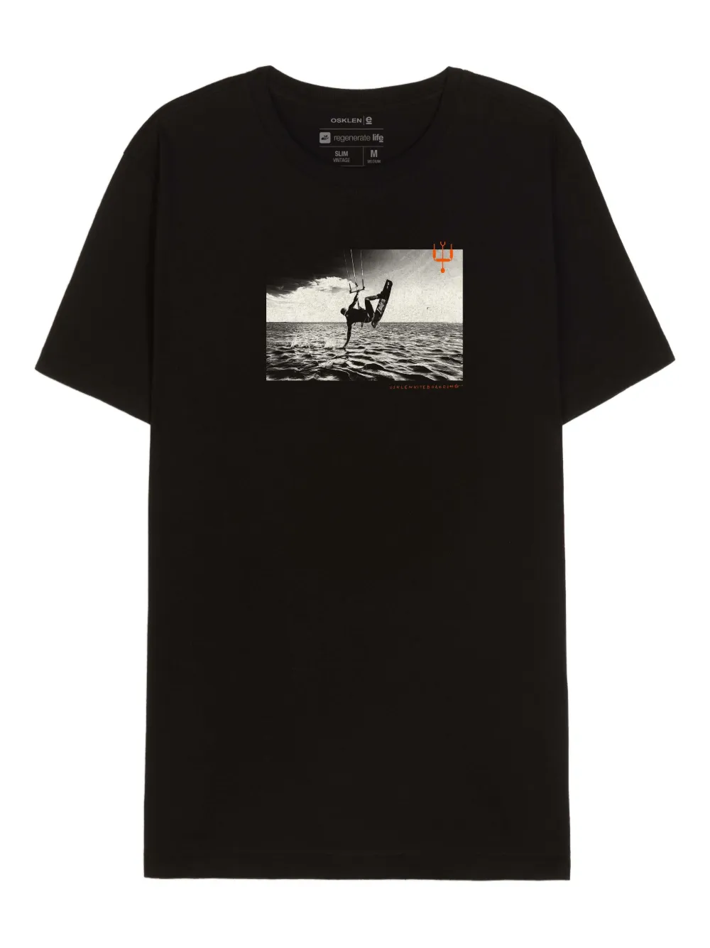Osklen T-Shirt mit grafischem Print | Schwarz | Image 1