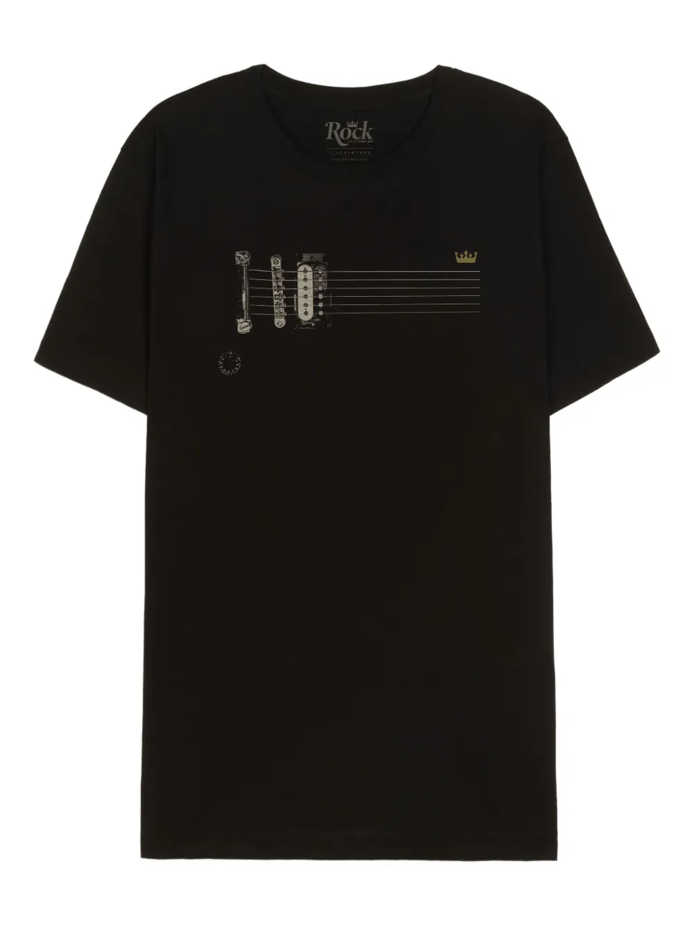 Osklen playera con guitarra estampada | negro | Image 1