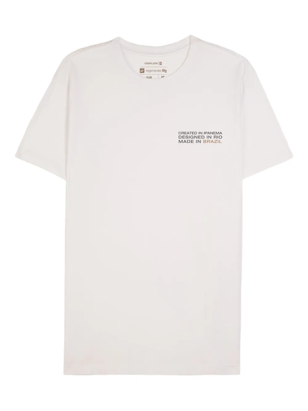 Osklen Slogan-print T-shirt In Neutral