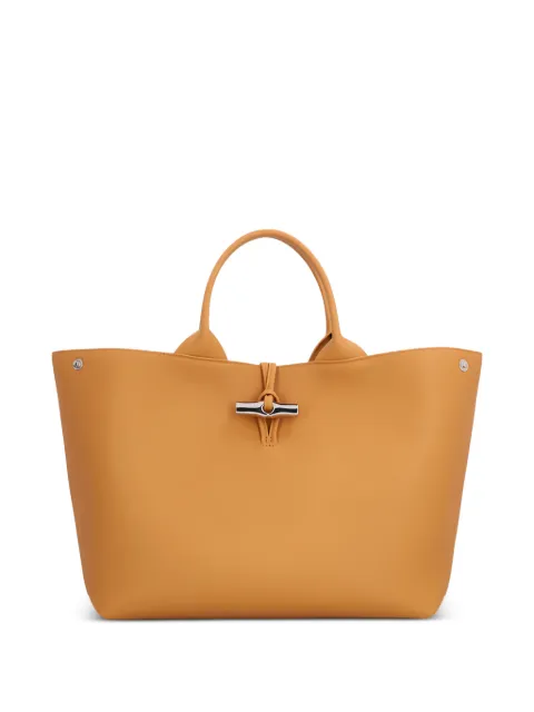 Longchamp grand sac à main L Le Roseau en cuir
