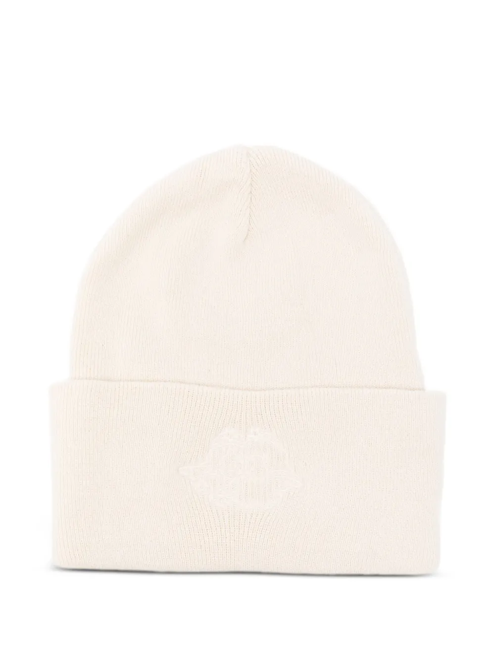 Fiorucci logo-embroidered beanie hat | Neutrals | Image 1