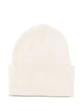 Fiorucci logo-embroidered beanie hat - Neutrals